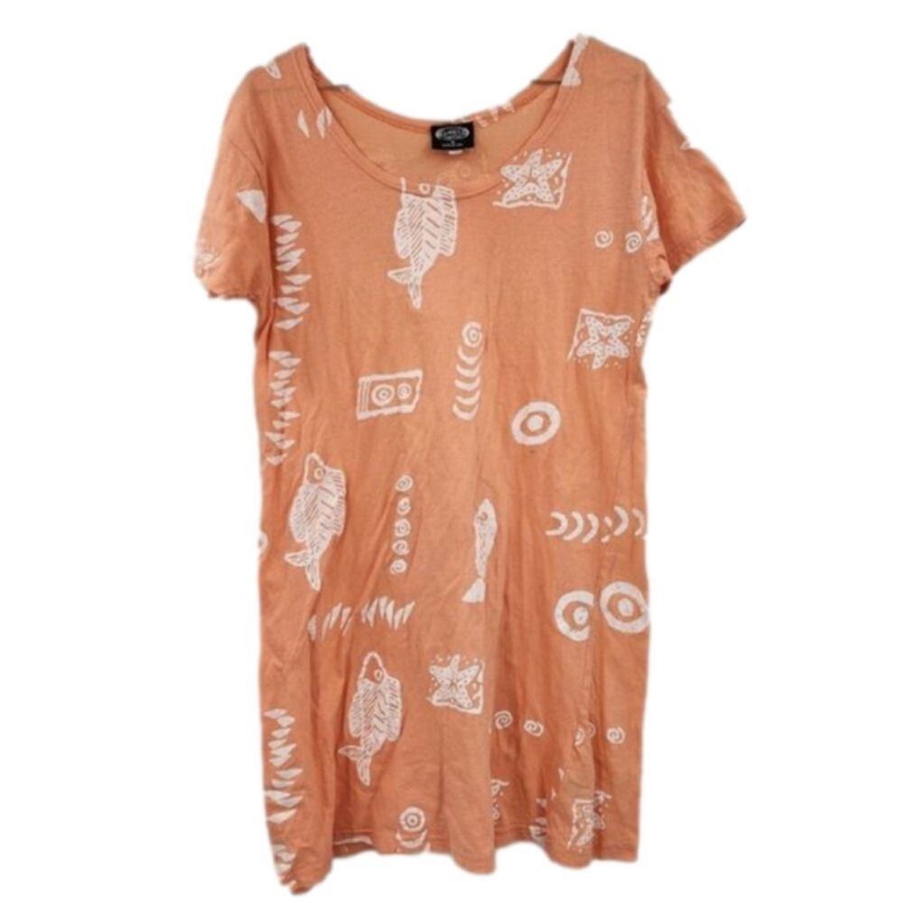 EXIST SPORTS LINE Short Sleeve T-Shirt Top Womens Size Medium M Beach Surfer